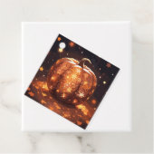 Glühende Fibonacci Stil Pumpkin Lantern und Sterne Geschenkanhänger (Beispiel)