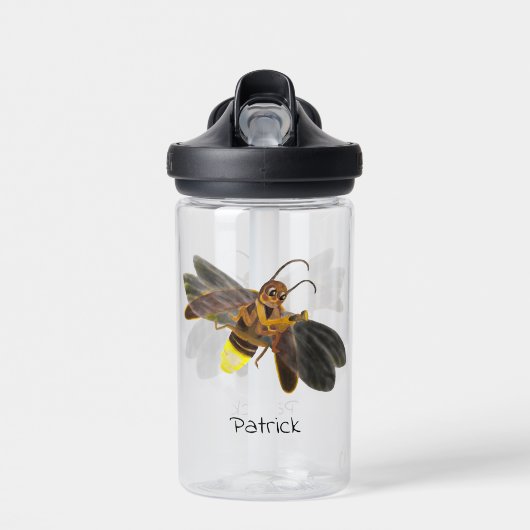 Glühende Firefly Lampyridae Personalisiert Trinkflasche (Vorne)