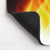 Glühende Flammen Mousepad (Ecke)