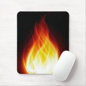 Glühende Flammen Mousepad (Mit Mouse)