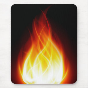 Glühende Flammen Mousepad