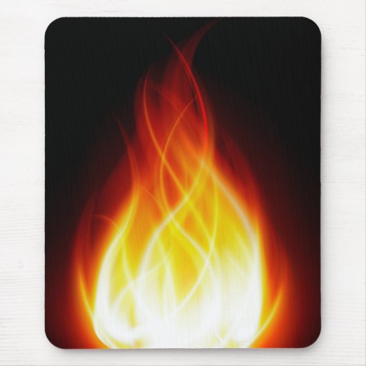 Glühende Flammen Mousepad (Vorne)