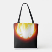 Glühende Flammen-Tasche Tasche (Rückseite)