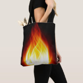 Glühende Flammen-Tasche Tasche (Von Nahem)