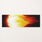 Glühende Flammen Yoga Mat Yogamatte (Rückseite (Horizontal))