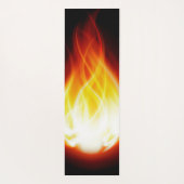 Glühende Flammen Yoga Mat Yogamatte (Rückseite)