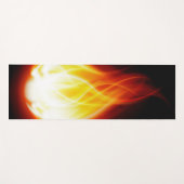Glühende Flammen Yoga Mat Yogamatte (Vorderseite (Horizontal))
