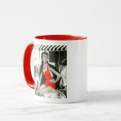 Glühende Frau Tasse (Vorderseite Links)