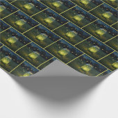 Glühende Gläser in Glas Jar Geschenkpapier (Ecke)