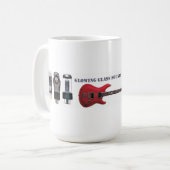 Glühende Glastöne besser Kaffeetasse (Vorderseite Links)