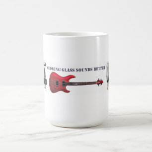 Glühende Glastöne besser Kaffeetasse