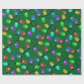 Glühende Glühbirnen Geschenkpapier (Flach)