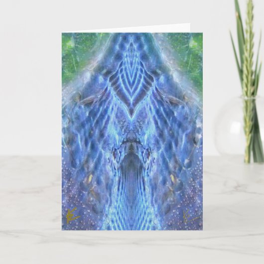 Glühende Goddess Aura Licht Esoterische Meditation Karte (Vorderseite)