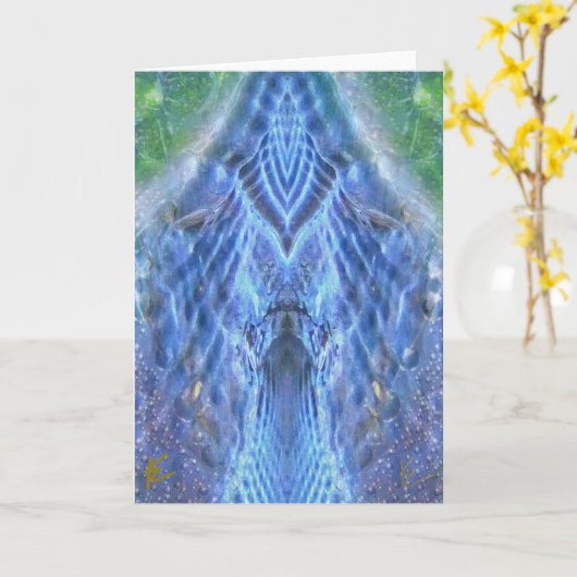 Glühende Goddess Aura Licht Esoterische Meditation Karte (Gelbe Blume)