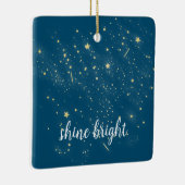 Glühende Goldstars Keramikornament (Rechts)