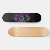 Glühende Graffiti-Monster-Designs Skateboard (Horizontal)