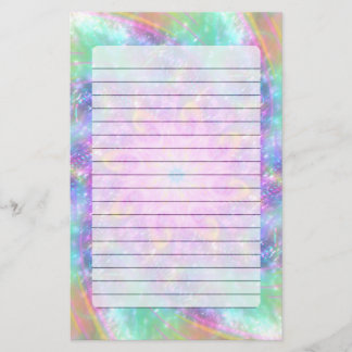 Glühende helle Lichter Farbenfrost Mandala Briefpapier