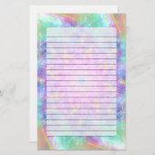 Glühende helle Lichter Farbenfrost Mandala Briefpapier (Vorne/Hinten)