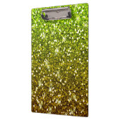 Glühende hellgrüne Glitzer Klemmbrett (Links)