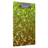 Glühende hellgrüne Glitzer Klemmbrett (Rechts)