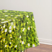 Glühende hellgrüne Glitzer Tischdecke (Beispiel)