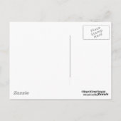 Glühende Herbstbaummalerei Postkarte (Rückseite)