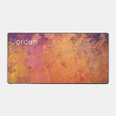 Glühende Herbstzweigfarbe Schreibtischunterlage (Vorderseite)