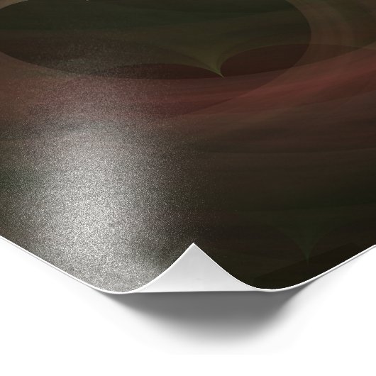 Glühende Herzen Fotodruck (Ecke)