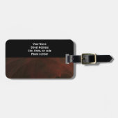 Glühende Herzen Gepäckanhänger (Vorderseite horizontal)