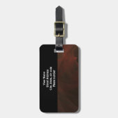 Glühende Herzen Gepäckanhänger (Vorderseite vertikal)