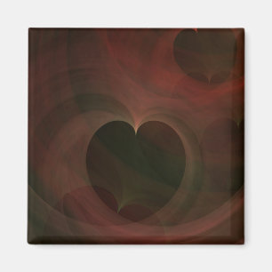 Glühende Herzen Magnet