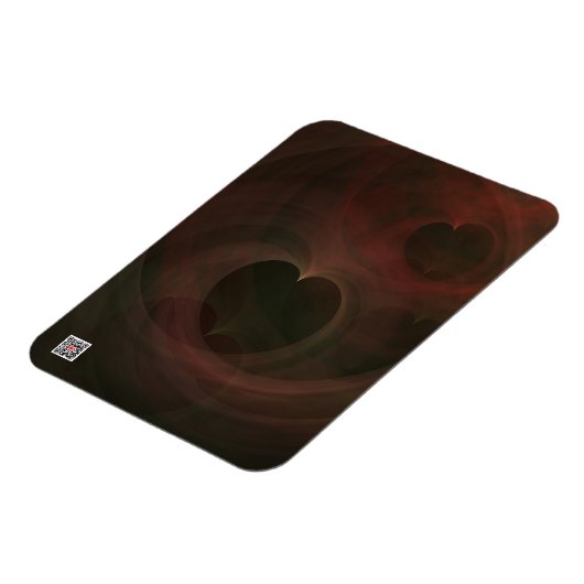 Glühende Herzen Magnet (Linke Seite)