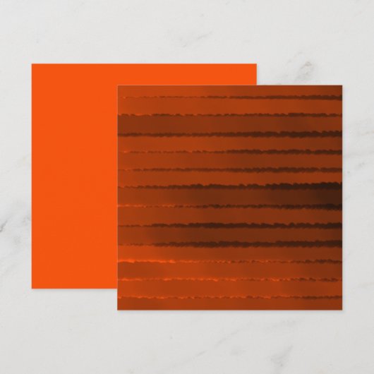 Glühende Hitze Mitteilungskarte (Vorne/Hinten)