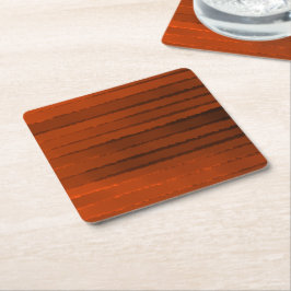 Glühende Hitze Rechteckiger Pappuntersetzer