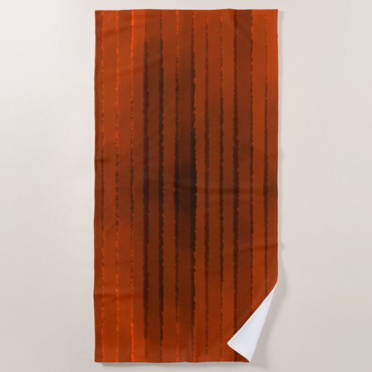 Glühende Hitze Strandtuch (Vorderseite)