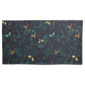 Glühende Insekten in dunklen Foliagen Kissenbezug (Vorderseite-Links)