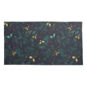 Glühende Insekten in dunklen Foliagen Kissenbezug (Rückseite-Links)