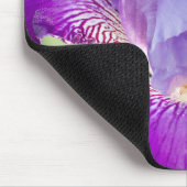 Glühende Irisnatur / blumengeschmücktes / botanisc Mousepad (Ecke)