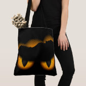 Glühende Katzen Augen Tasche (Von Nahem)