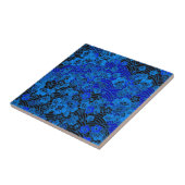 Glühende Kirschblüte Fliese (Seite)