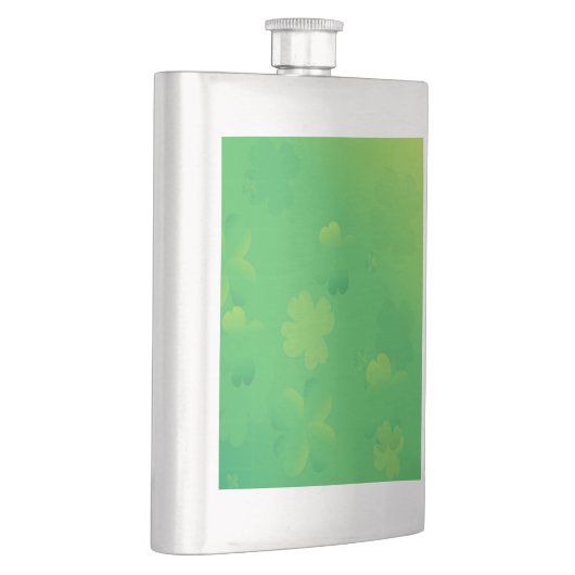 Glühende Kleeblätter Flachmann (Rechts)