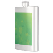 Glühende Kleeblätter Flachmann (Links)