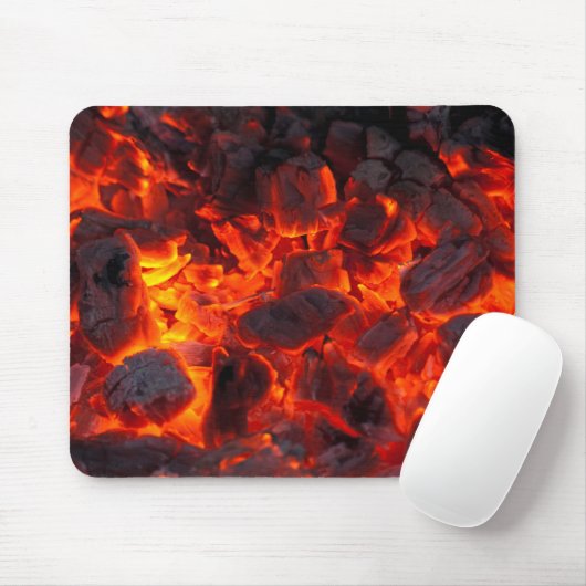 glühende Kohlen Mousepad (Mit Mouse)