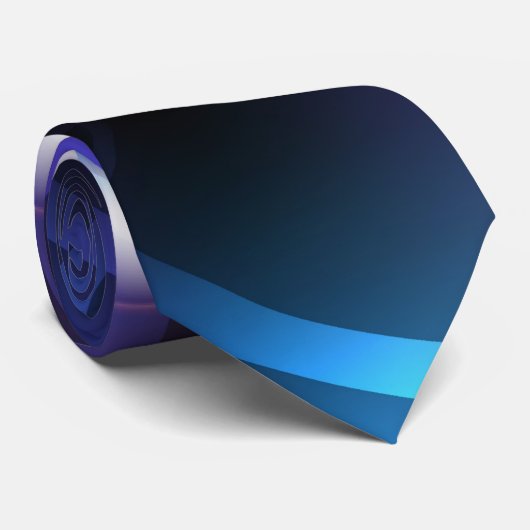 Glühende Kreise Krawatte (Gerollt)