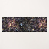 Glühende Kristallkohlen Yogamatte (Vorderseite (Horizontal))