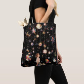 Glühende Kugeln Sternennacht  Tasche (Von Nahem)