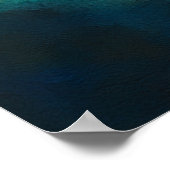 Glühende Landschaft Poster (Ecke)