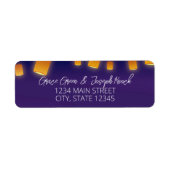 Glühende Lanterns-Rücksendeadresse (Vorne)