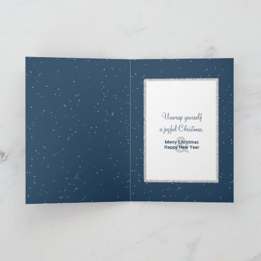 Glühende Laterne Feiertagskarte (Innenseite)