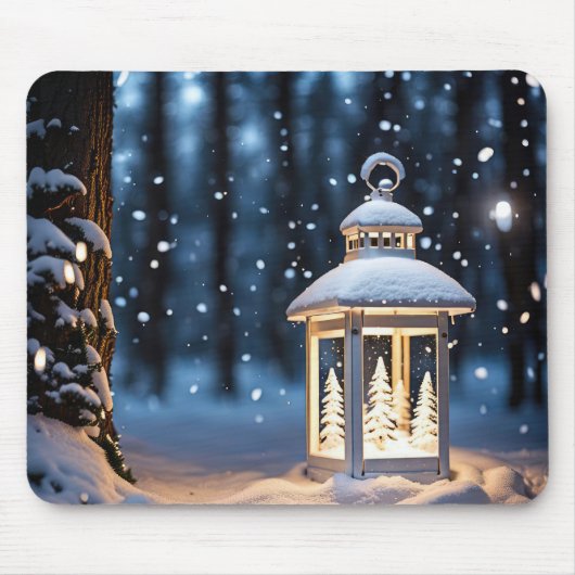 Glühende Laterne Mousepad (Vorne)